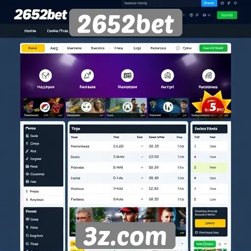 Recursos e funcionalidades do site 2652bet