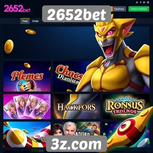 Jogos disponíveis no site 2652bet