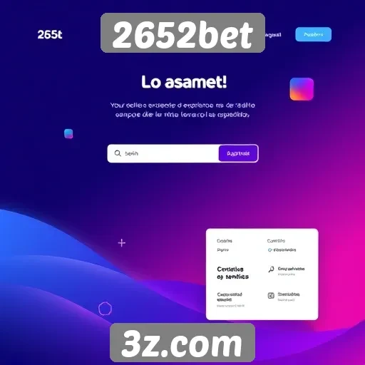 Interface do usuário no site 2652bet